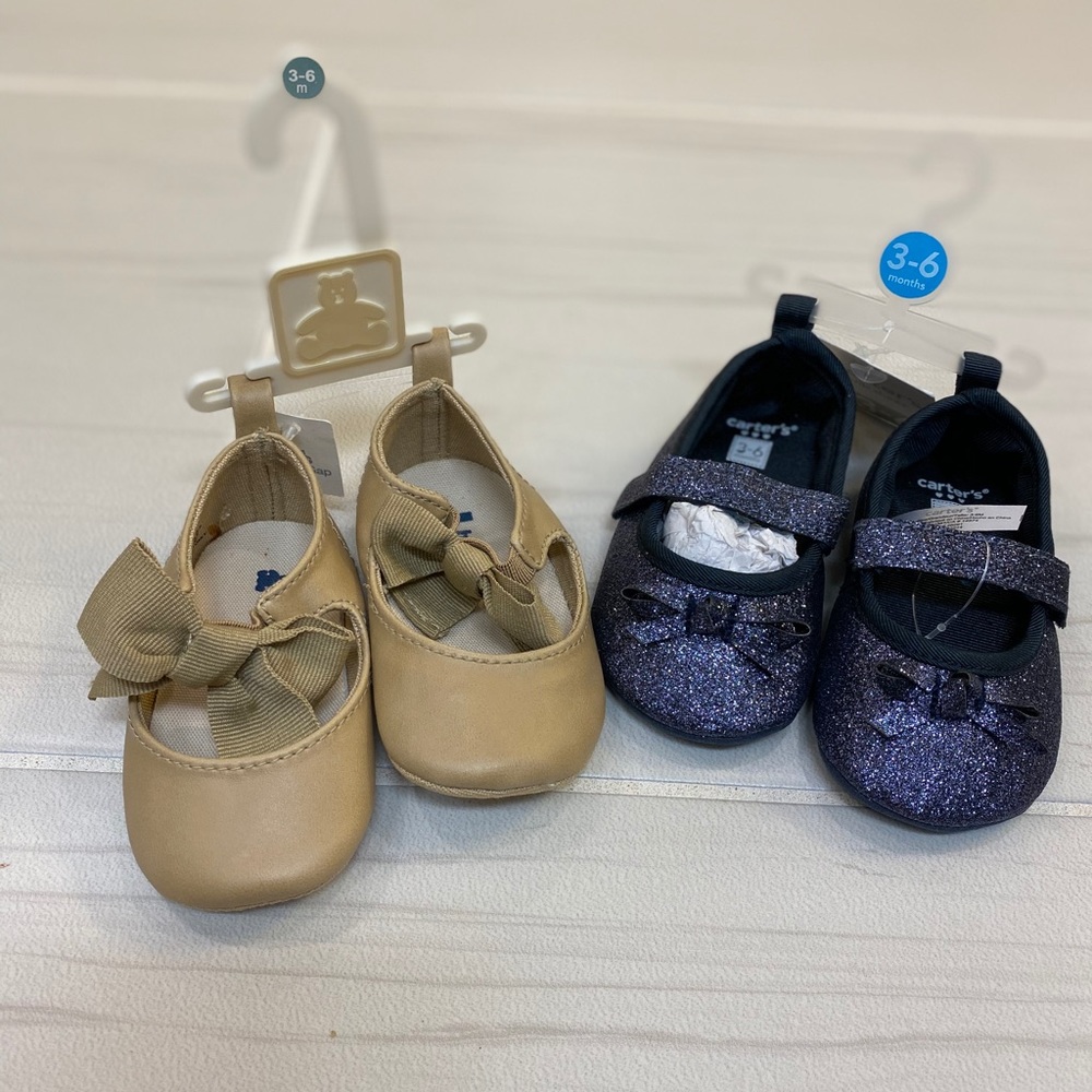 NWT Baby Gap and Carter’s flats